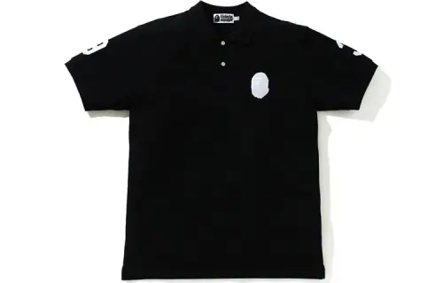Bape Large Ape Head Sleeve Logos Polo