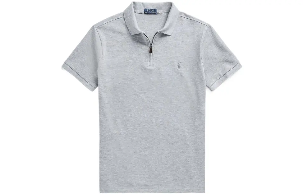 Polo Ralph Lauren SS22 Polo Shirt Custom Slim Fit Men's Gray