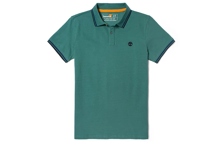 Timberland Polo Shirt Men's Blue Green