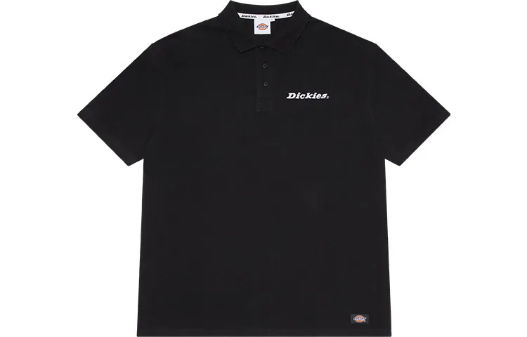 Dickies Polo Shirts Men's Black Moderate Straight Fit
