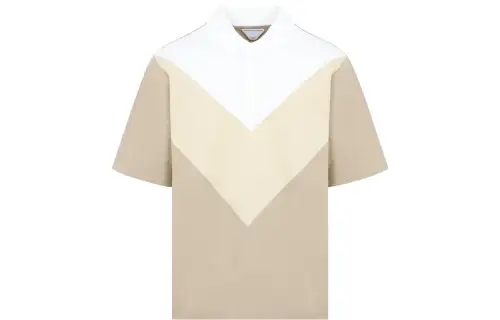 Bottega Veneta Polo Shirts Men's Multicolor Polo Collar Moderate Straight Fit