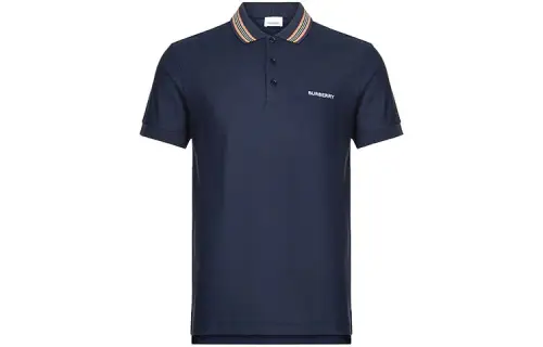 Burberry Polo Shirt Men's Dark Blue
