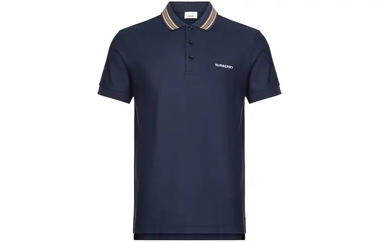 Burberry Polo Shirt Men's Dark Blue