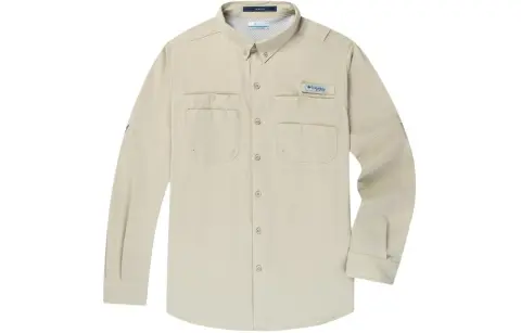 Columbia PFG Shirt Men's Light Khaki