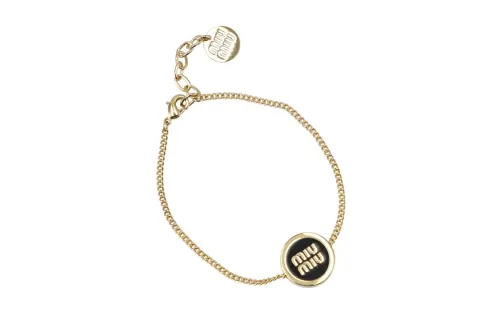 Miu Miu 20s enamel plated bracelet