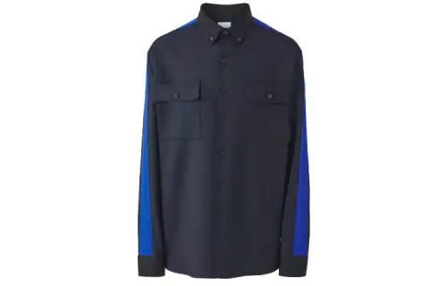 Burberry Shirt Men's Dark Ink Blue