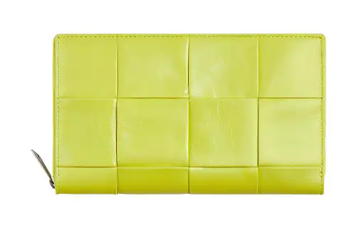 Bottega Veneta Cow Leather Wallet Large Men's Bright Yellow