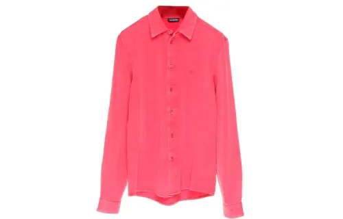 Balenciaga Shirts Men's Fuchsia Lapel Moderate Other
