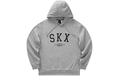 Skechers Sweatshirts Men's Medium Heather Gray Hooded Moderate Other
