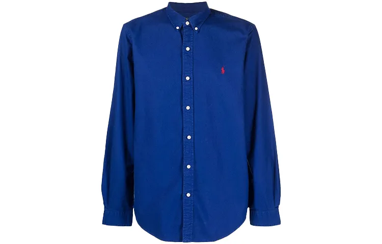 Polo Ralph Lauren logo-embroidered long-sleeve shirt