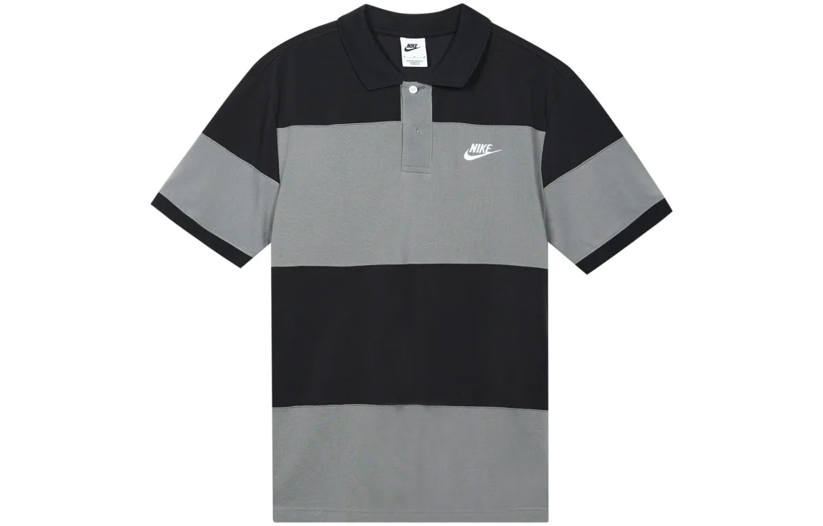 Nike Sportswear Sport Essential Polo Shirt 'Black Smoke Grey'