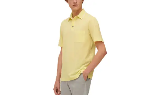 HERMES SS21 Polo Shirt Men's Lemon