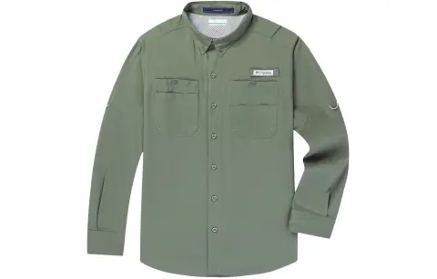 Columbia PFG SS24 Shirt Men's Green