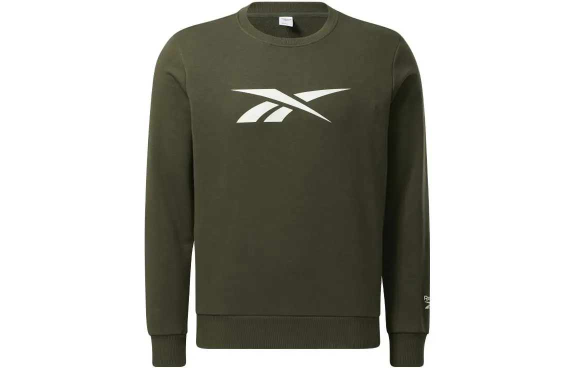 Reebok Sweatshirts Unisex Green Crew Neck Moderate Other