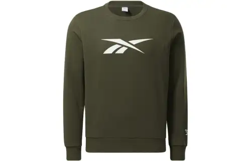Reebok Sweatshirts Unisex Green Crew Neck Moderate Other