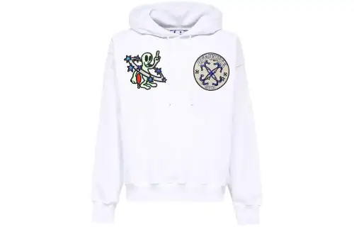 OFF WHITE Sweatshirt Regular Men's Gray White