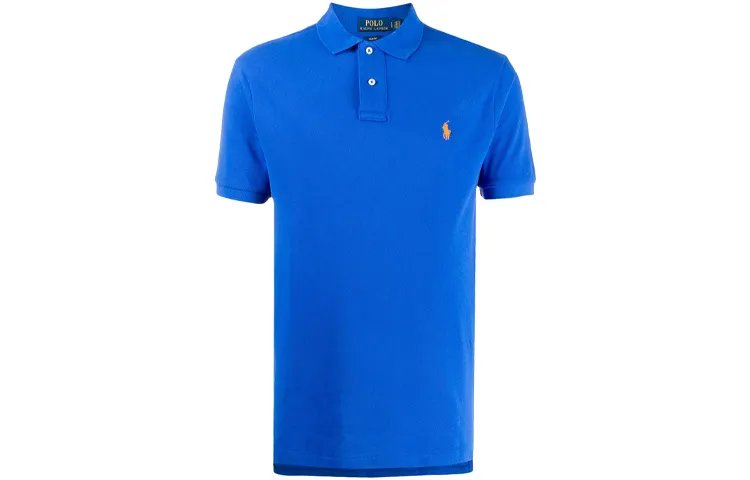 Polo Ralph Lauren SS21 Polo Shirt Slim Fit Men's Blue