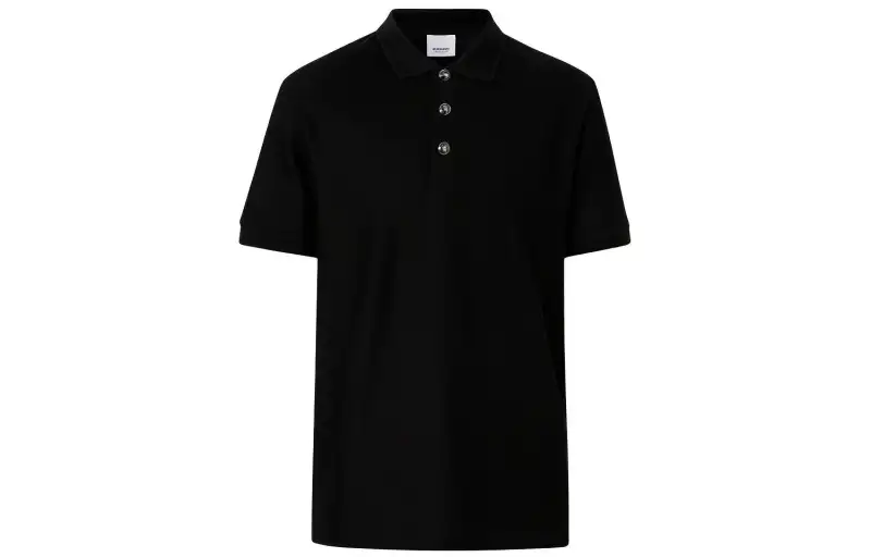 Burberry Polo Shirt Men's Black
