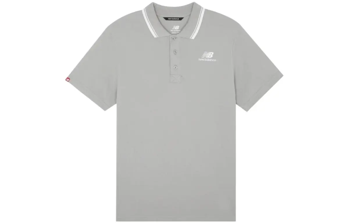 New Balance Polo Shirt Men's Gray