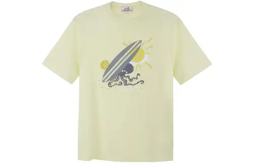 HERMES SS23 T Shirt Men's Lemon Water
