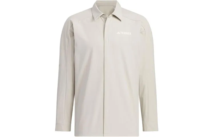 Adidas Aeroready Long Sleeve Top Shirt Men's Light Gray