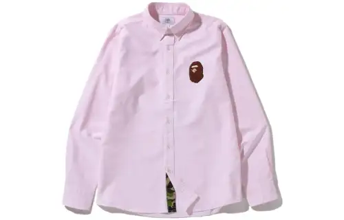 A BATHING APE Shirts Men's Lapel Moderate Other