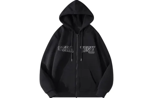 JEANSWEST Sweatshirts Unisex Hooded Moderate Cardigan