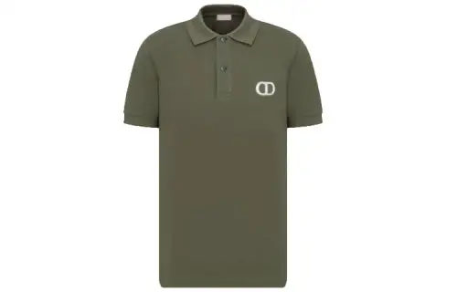 DIOR SS22 Polo Shirt Men's Olive