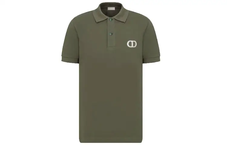 DIOR SS22 Polo Shirt Men's Olive