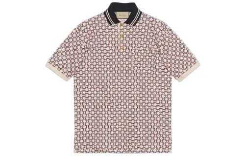 GUCCI SS22 Polo Shirt Men's Ivory