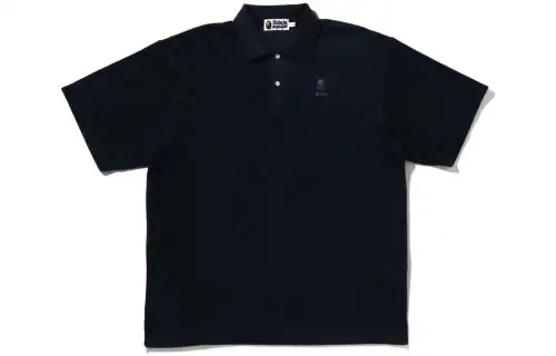 Bape Ape Head Towelling Relaxed Fit Polo