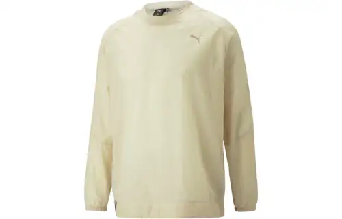 PUMA Shirts Men's Khaki Crew Neck Moderate Other