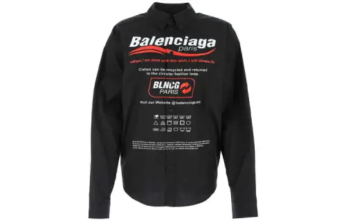 Balenciaga Dry Cleaning Logo Shirt