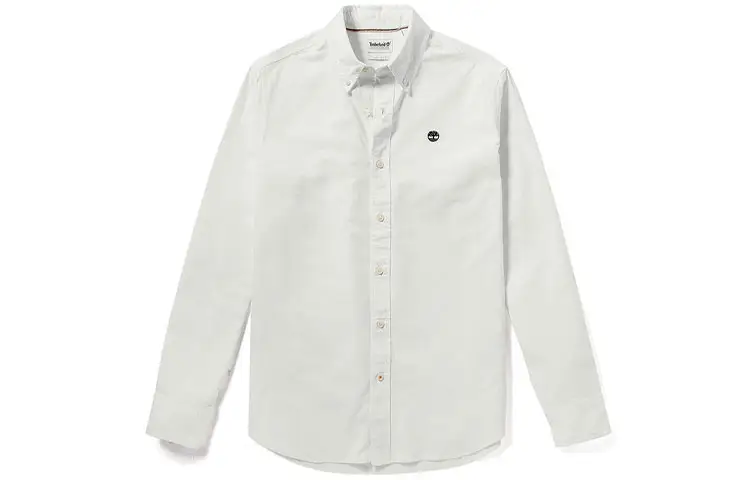 Timberland Shirts Men's White Pointed Collar Moderate Other