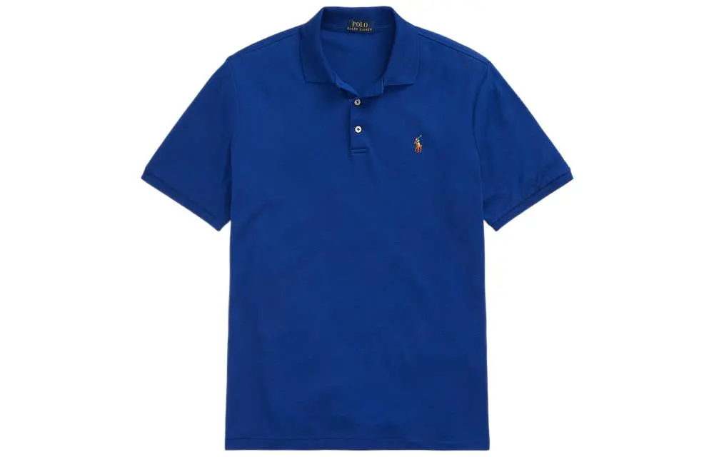 Polo Ralph Lauren SS22 Polo Shirt Custom Slim Fit Men's Blue