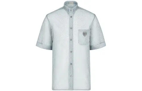 DIOR SS22 Shirt Men's Gray Blue