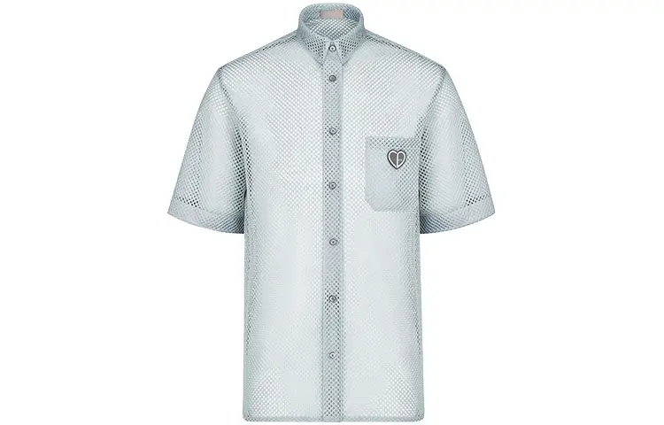 DIOR SS22 Shirt Men's Gray Blue