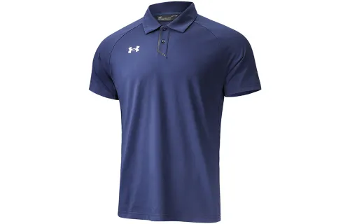 Under Armour Polo Shirts Men's Collegiate Blue Polo Collar Moderate Straight Fit