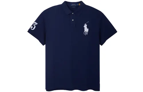 Polo Ralph Lauren SS22 Polo Shirt Custom Slim Fit Men's Marine Blue