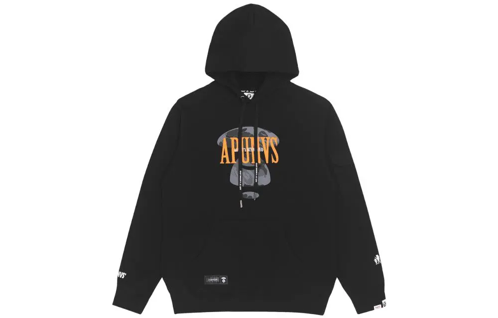 Aape By *A Bathing APE® Logo print Panelled Hoodie