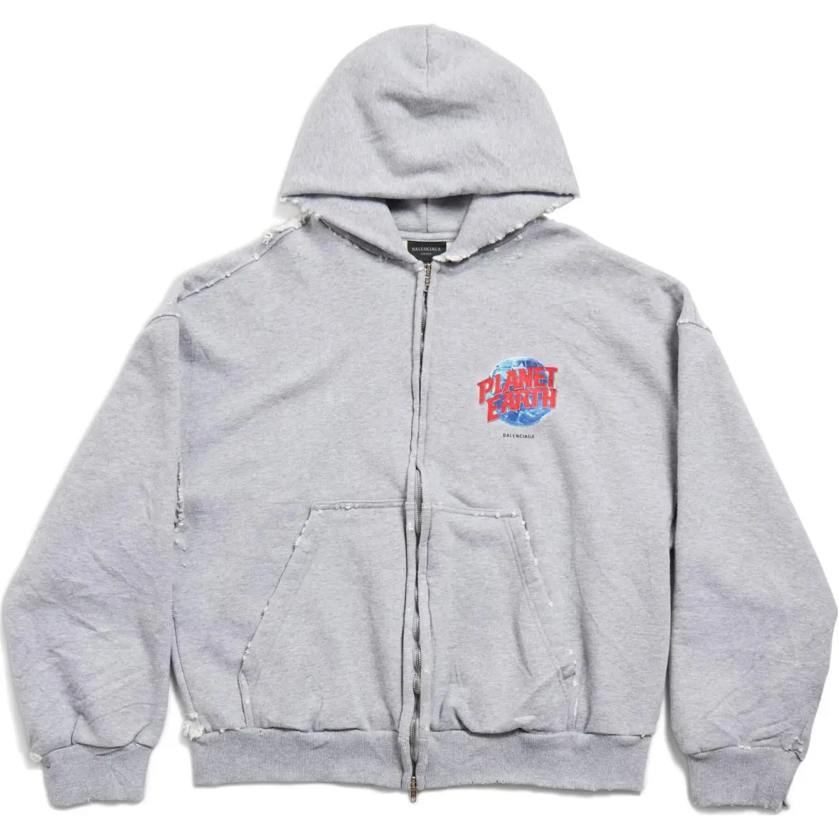 Balenciaga Sweatshirt Regular Fit Men's Gray