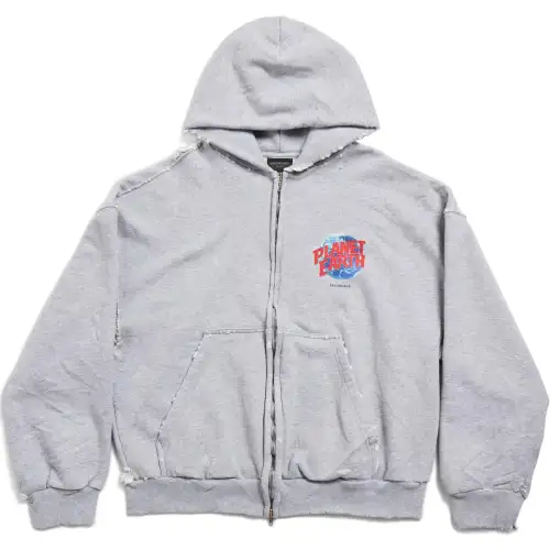 Balenciaga Sweatshirt Regular Fit Men's Gray