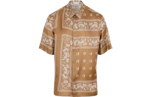 DIOR X Cactus Jack Short Sleeved Shirt With Bandana Motif