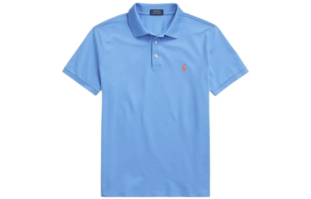 Polo Ralph Lauren SS22 Polo Shirt Custom Slim Fit Men's Blue