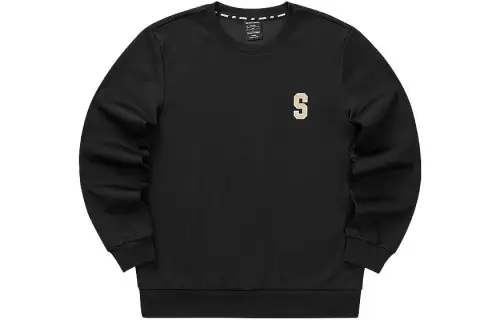 Skechers Funny Monster Sweatshirts Unisex Carbon Black Crew Neck Moderate Other
