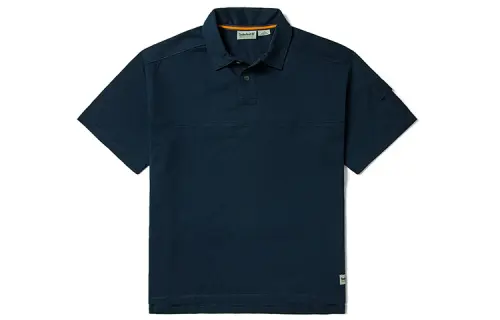 Timberland Polo Shirts Men's Dark Sapphire Polo Collar Moderate Straight Fit