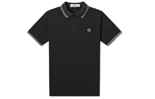 Stone Island piqué-weave polo shirt