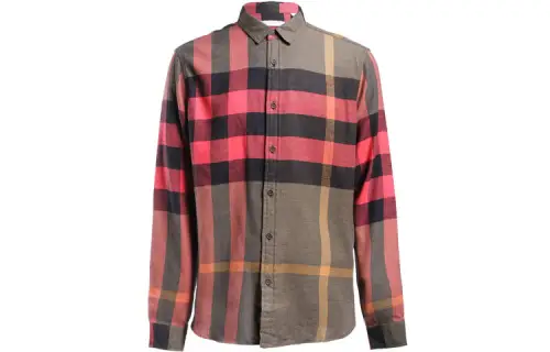 Burberry Shirt Men's Dark Coffee