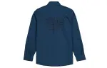 Timberland Shirts Men's Blue Pointed Collar Moderate Shirt