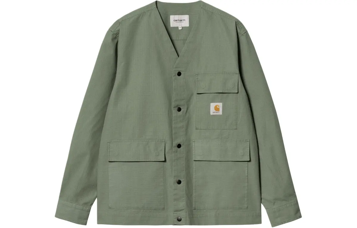 Carhartt WIP SS24 Elroy Shirt Jac Shirt Unisex Green
